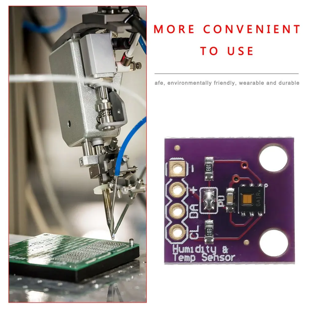 

1 Pcs Gy-213V-Hdc1080 High Precision Temperature And Humidity Sensor Humidity Temperature Module Sensor