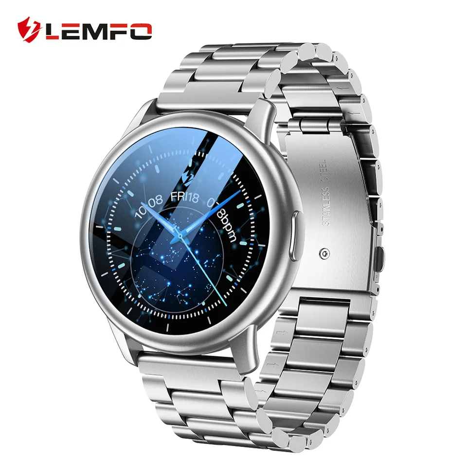 LEMFO LF28 Smart Watch Man IP68 Waterproof Men 2021 Extra Strap Fitness Bracelet BT5.0 Men's Watches for Android IOS