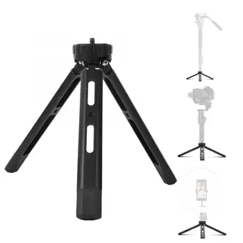 

camera tripod Aluminium Alloy Mini Desktop Tripod Adjustable 1/4'' Screws for SLR Mirrorless Camera Mobile tripode camara