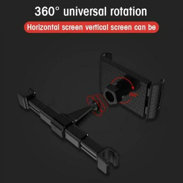 Автомобильный держатель для телефона на подголовник, вращающийся на 360 градусов на заднее сиденье, кронштейн для телефона C44