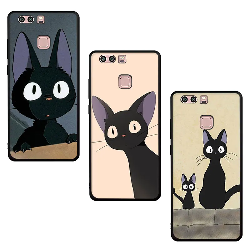EWAU JIJI CAT мой сосед Мягкий ТПУ Телефон чехол для Huawei P8 P9 P10 P20 P30 Pro Lite Mini P Smart Z