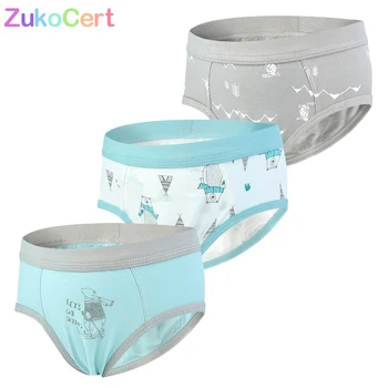

3 Pcs/lot Kids Boys Underwear Cotton Children Boxer Briefs Soft Shorts Panties For 2-10Years Old Teenager Cartoon Panty