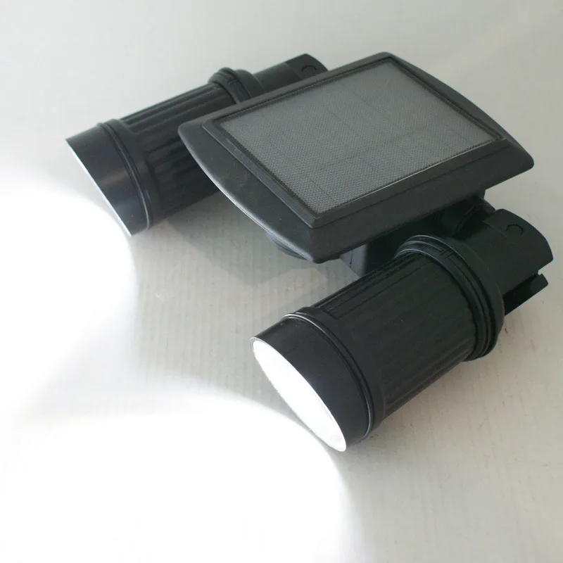 

Makalot Manufacturers Direct Selling Solar Double Headed Spotlights Human Smart Sensing 10WCOB Lamp Beads Outdoor Courtyard