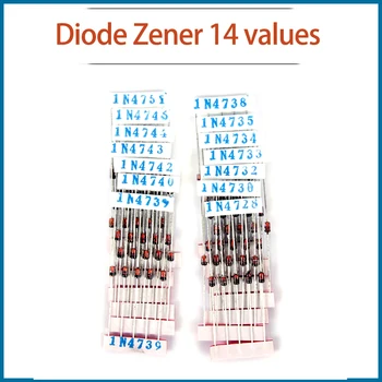 

1/2w 0.5W Zener Diode 3.3-30V 14values*10pcs=140pcs Assorted Assortment Set New electronic diy kit