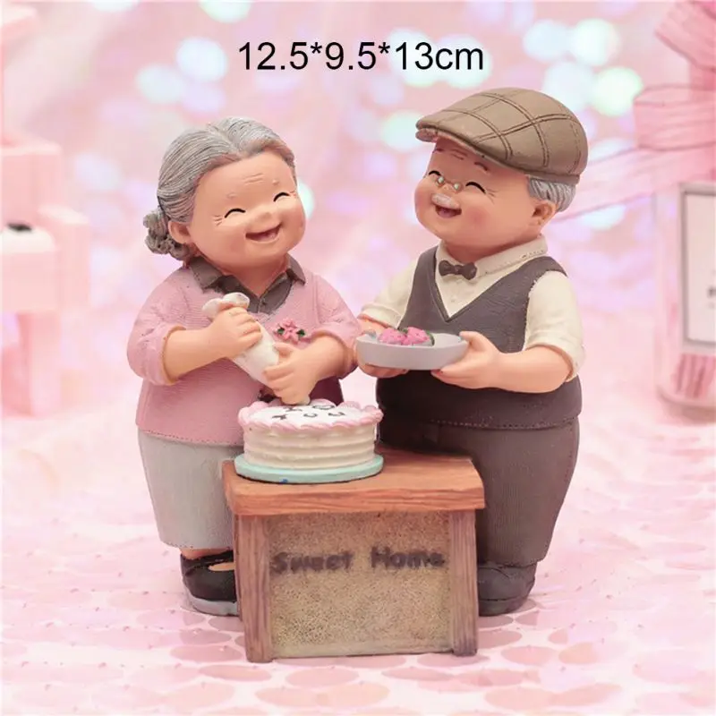 

Old Man Home Decorations Small Ornaments Grandparents Old Lady Old Characters Crafts Birthday Gifts For Parents