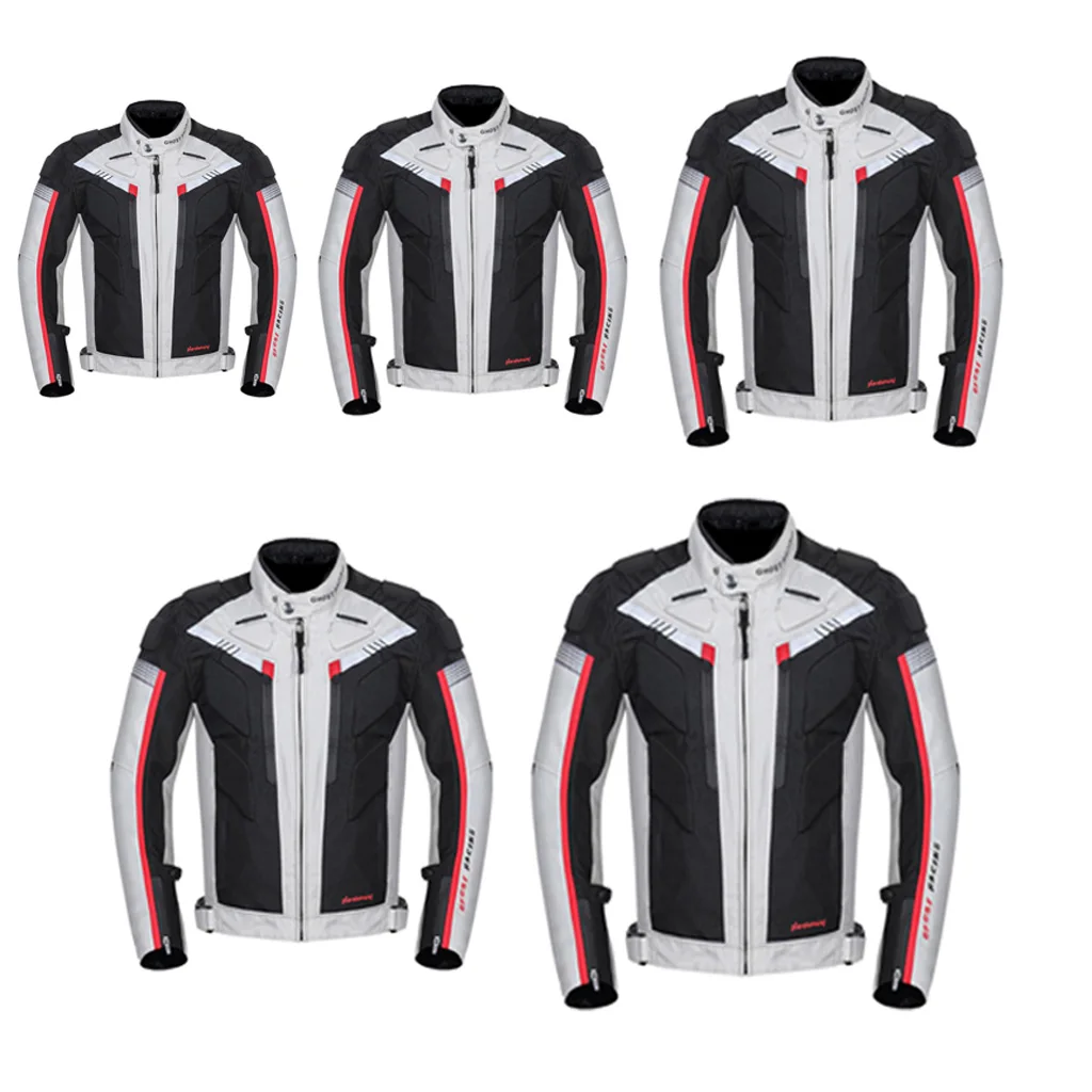 

Motorcycle Jacket Motorbike Breathable Mesh Coat -Automobile Racing Jacket for Outdoor Riding 5 Sizes for Chose