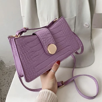 

Designer Crocodile Pattern Small PU Leather Armpit Bag for Women 2020 Elegant Shoulder Handbags Female Travel Crossbody Hand Bag