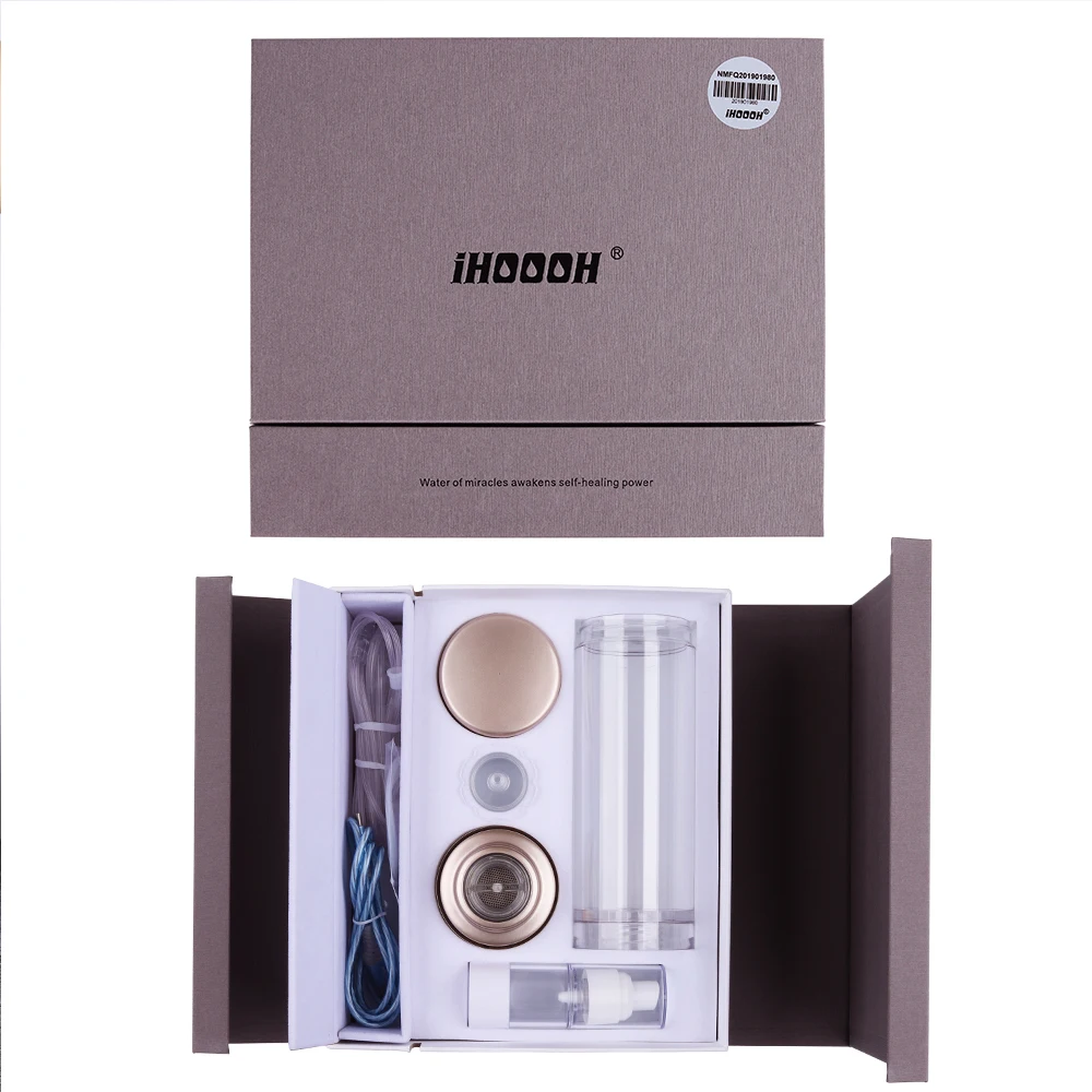 Nano high hydrogen smart miracle water cup SPE 5000PPB multifunctional ion-exchange membrane H2 generator