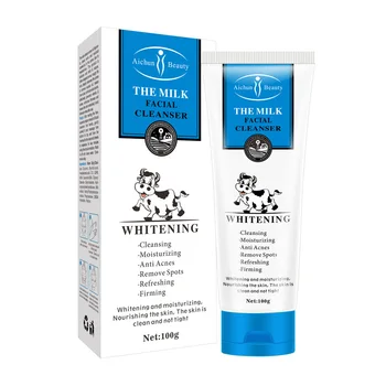 

Aichun milk washing face milk control oil gentle and does not stimulate moisturizing moisturizing deep clean clean face milk