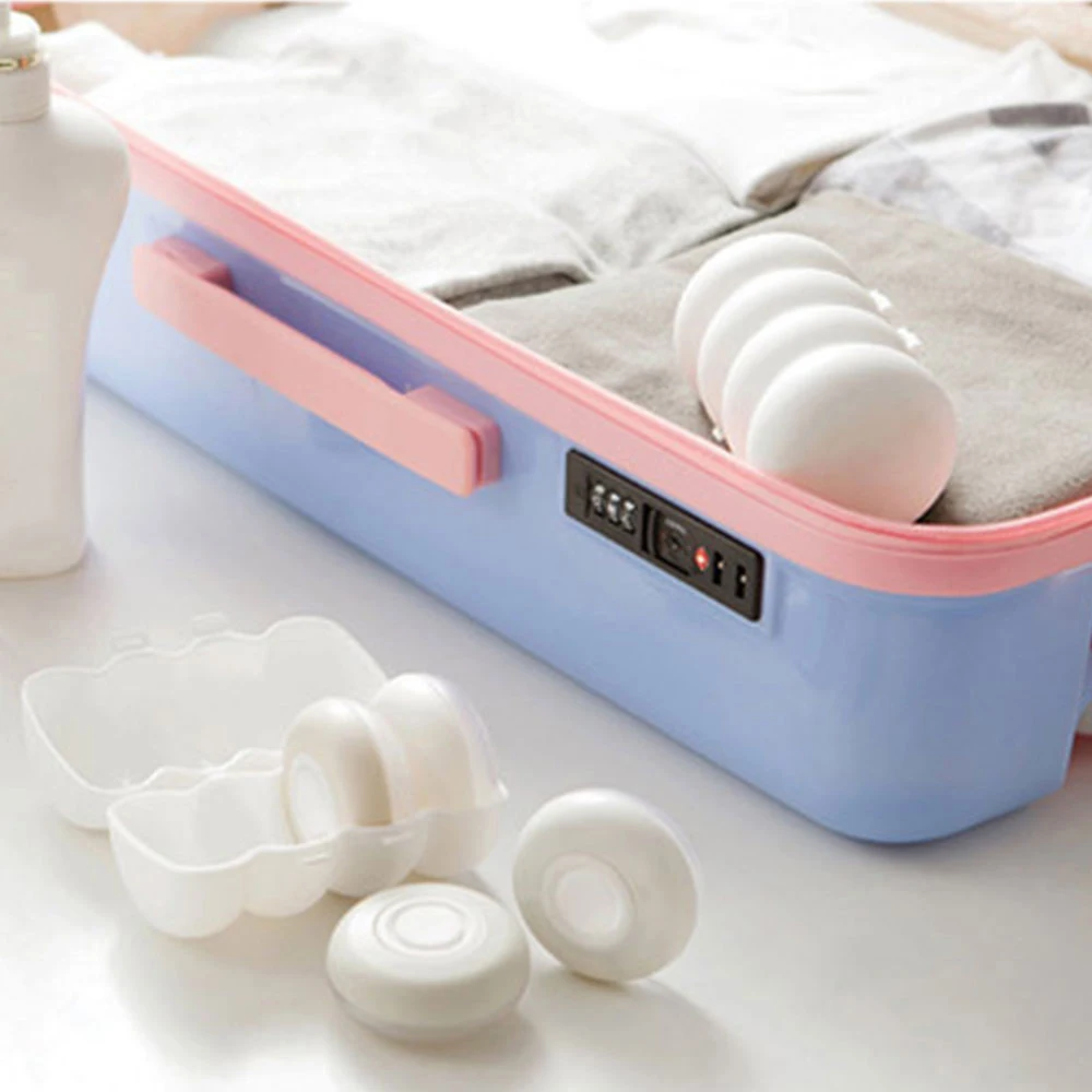 Convenient Cosmetic Box Cases 4pcs/Set Shampoo Lotion Storage Boxes Travel Toiletries White Bottling Female Holder Organizer