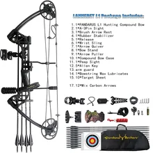 

Powerful 30-60 Pounds Adjustable Composite Pulley Bow and Arrow Set For Right Hand Outdoor Hunting Shooting Archery Bows