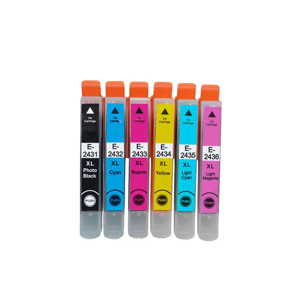 24XL T2431 2431XL чернильный картридж для принтера Epson Expression фото XP55, XP750, XP760, XP850, XP860, XP950, XP960 полноцветная печать принтера