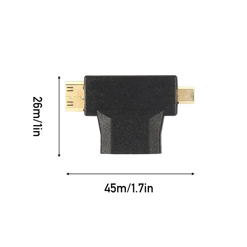 Аудиоадаптер Mini Hdmi Micro к стандартному HDMI адаптеру|Кабели VGA| |