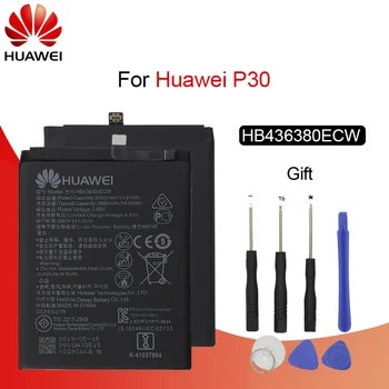 

Hua Wei Original Phone Battery HB436380ECW 3650mAh For Huawei P30 ELE-L09 ELE-L29 ELE-AL00 ELE-TL00 Replacement Phone Batteries