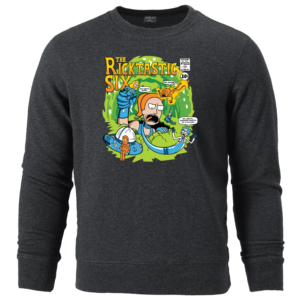 Rick and Morty 2019 Hot Sale Autumn Winter Mens Hoodie Cartoon Print Hip Hop Streetwear Long 3