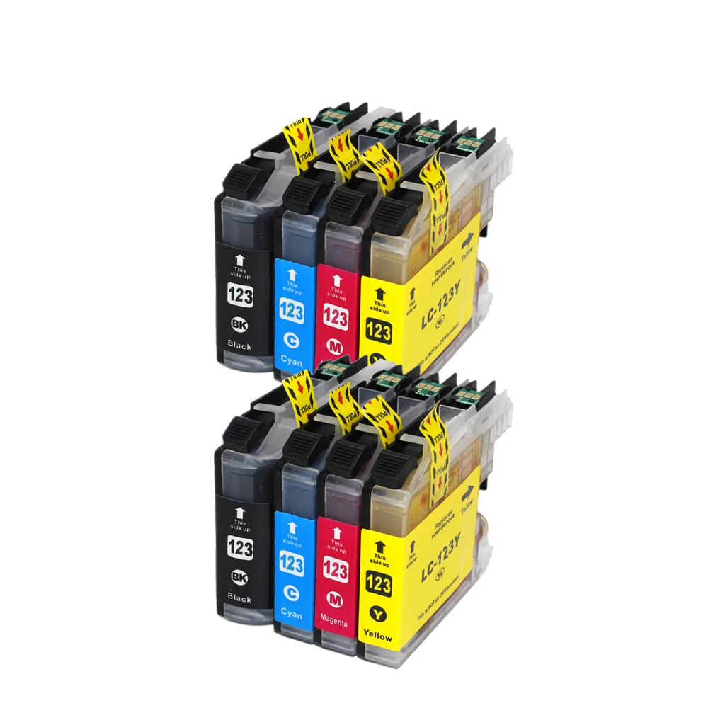 12PK Brother LC123 Ink Cartridge Compatible MFC-J4510DW MFC-J4610DW Printer Ink Cartridge LC 123 MFC-J4410DW J4710DW printer supplies ink cartridge inkjet ink cartridge