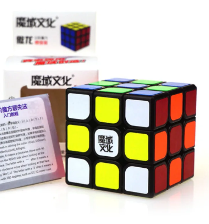 

[Demon Culture Noble Dragon Enhanced Version of the Three Layer Rubik's Cube] Game Only Smooth 3-Order Children Educational Forc