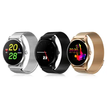 

STAR 37 Smart Wrist Watch 1.22inch IPS Screen 300mAh Battery Heart Rate Sensor 4.0 Stainless Steel Strap Wristwatch