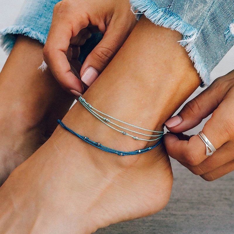 Boheme bohemian boho vsco girl seed ножные браслеты из бисера malibu ножной браслет дружбы женские браслеты для щиколотки браслет на ногу