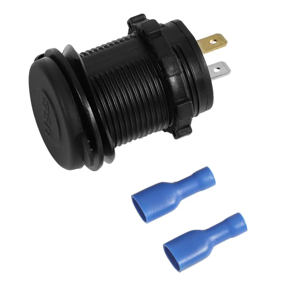 4.2A автомобильное зарядное устройство с двумя USB разъемами для телефона светодиодный измеритель напряжения Вольтметр для мотоцикла автомобильный переключатель для грузовиков панель