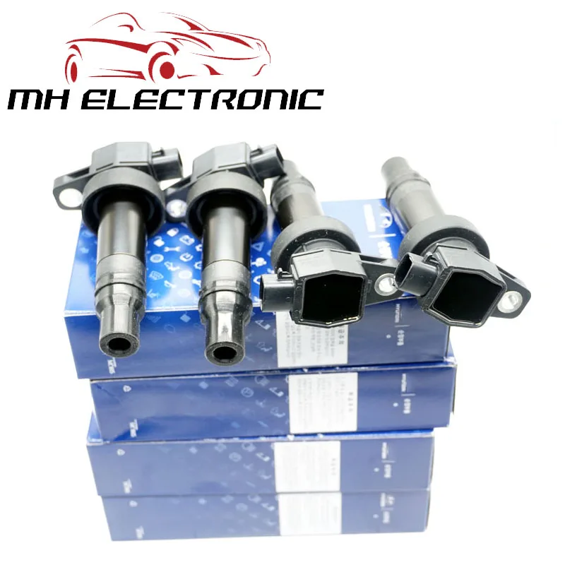 MH Электронная 4 шт. 27301-2B010 27301 2B010 Катушка зажигания для hyundai Accent I20 I30 Elantra KIA Rio Soul 1.6L Cerato Ceed Новинка