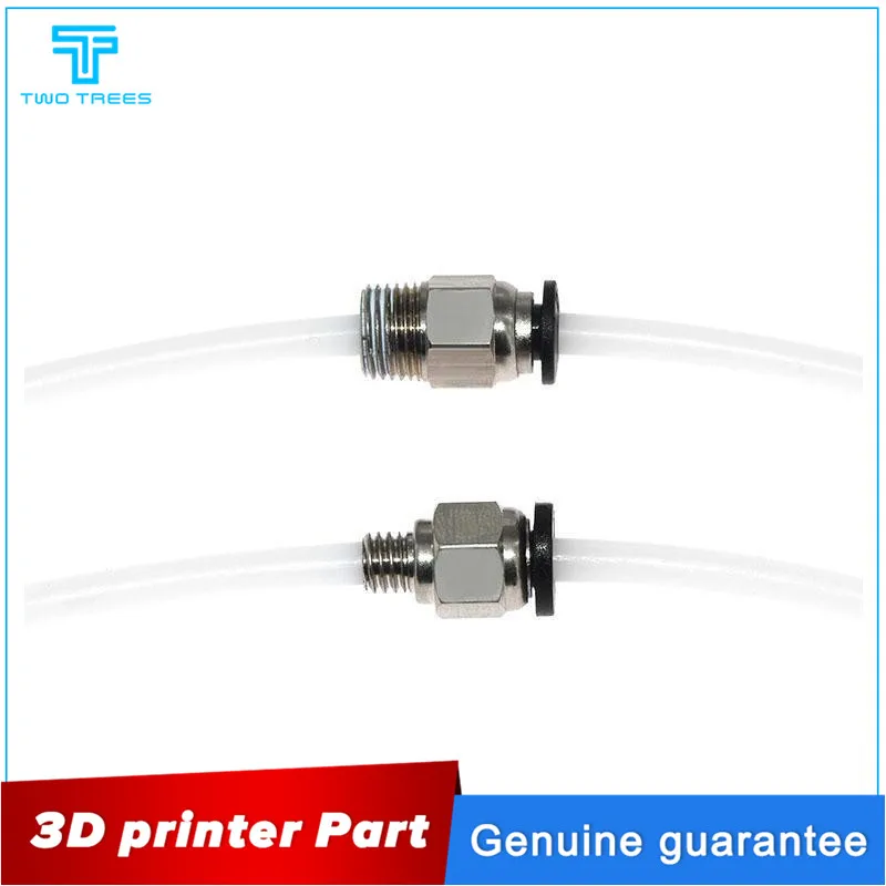 10 шт./лот 3d peinter части пневматические фитинги PC4-M6 много тип для 4 мм трубка фторопласт соединитель PC4 3d принтер аксессуары