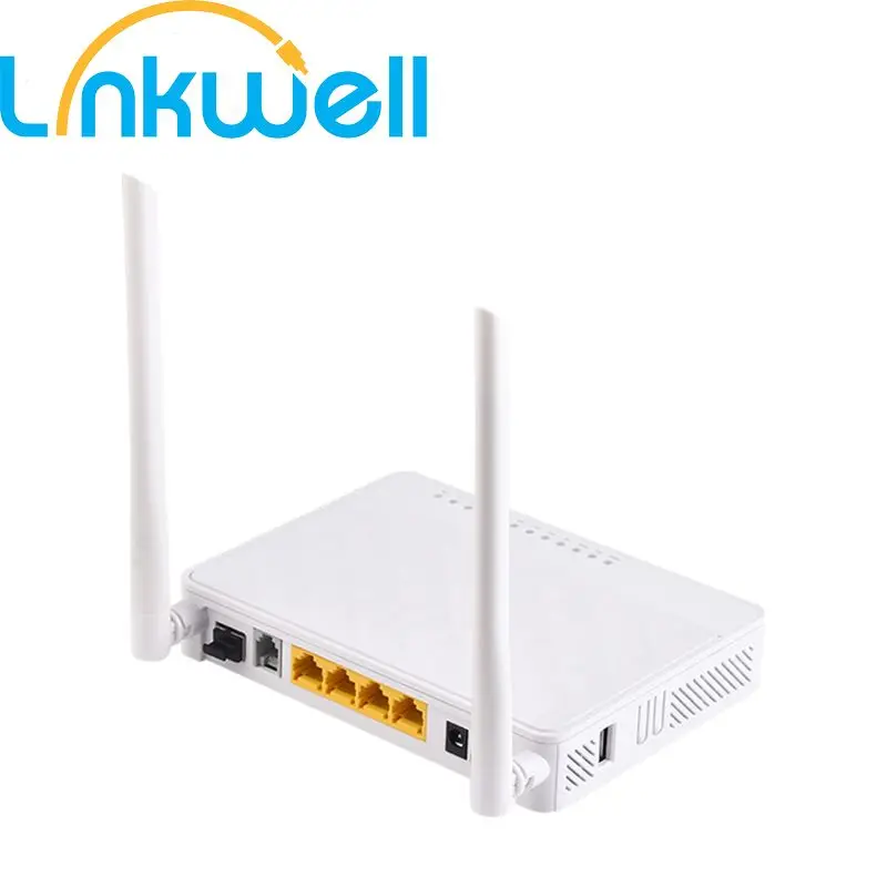 Устройство оптоволоконной сети ONU ONT OLT EPON GPON 1GE + 3FE Подсветка комбо 2 4G WI FI 1USB синхронная передача оптический