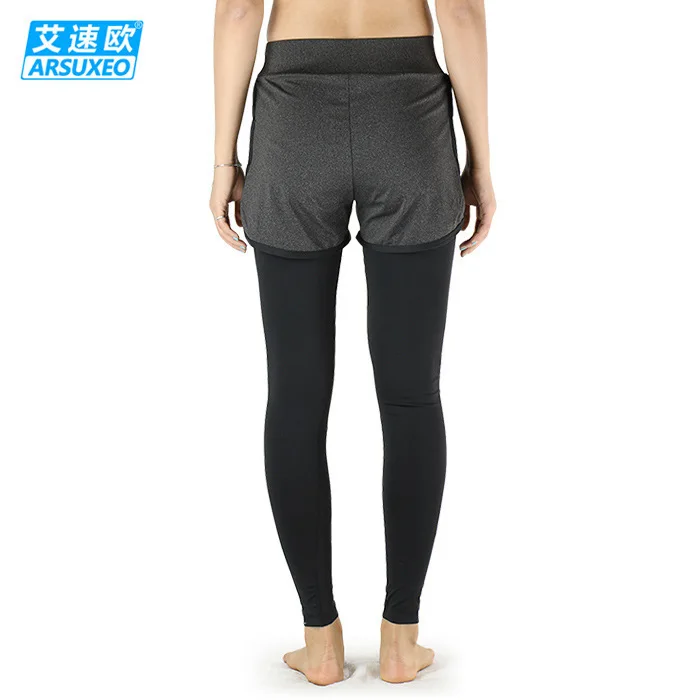 Женские спортивные быстросохнущие штаны для тренировок, тонкие штаны для йоги, леггинсы, костюм для бега, Y955