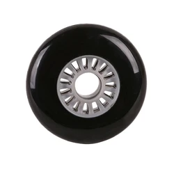 Pedal Scooter Stroller Accessories 4 inch silent pu wheel Sunflower inner buckle castor 10024
