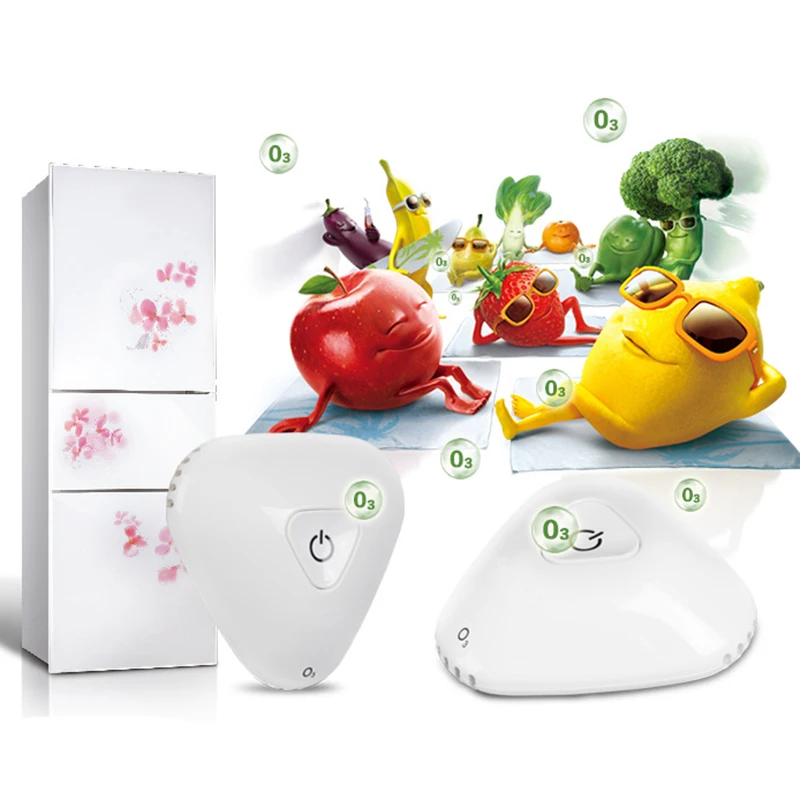 Портативный мини озоновый очиститель воздуха свежий дезодорирующий холодильник