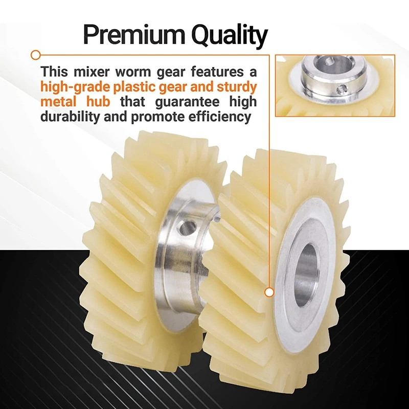 8Pcs W10112253 Mixer Worm Gear Replacement Part Fit for KitchenAid Mixers-Replaces 4162897 4169830 AP4295669 mixer accessories