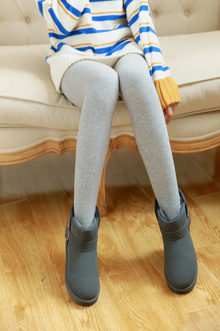 New Fashion Winter Leggings Women's Warm Leggings High Waist Thick Velvet Legging Solid All-Match Sexy Leggings