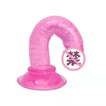 Mini Realistic Dildo Suction Cup Penis Strap Dildofor Women No Vibrator Jelly Soft Dildos Anal Plugs Female Masturbators Sex Toy 6