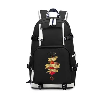 

Hail and Well Met My Dude Canvas Backpack Laptop shoulder bag Laptop traveling rucksack