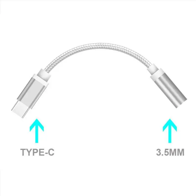 USB C до 3,5 мм разъем для наушников кабель-адаптер Тип C мужской порт до 3,5 мм Женский стерео аудио разъем для наушников Aux