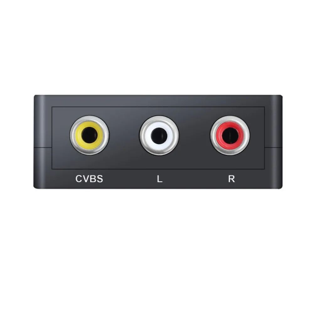 Мини HD видео конвертер коробка HDMI в RCA AV/CVSB L/R 1080P HDMI2AV адаптер HDTV