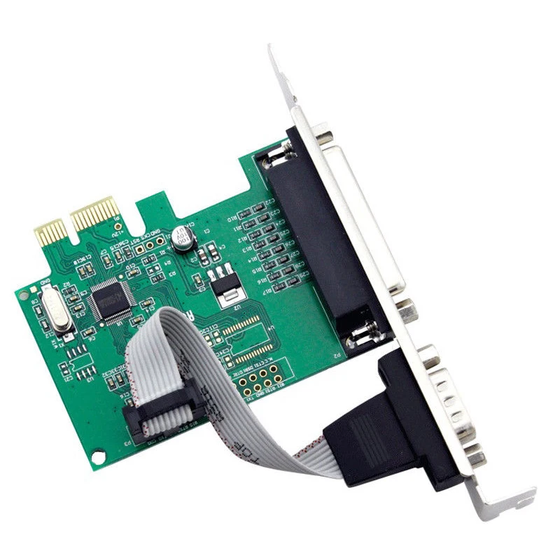 RS232 RS 232 последовательный порт COM и DB25 принтер параллельный LPT к PCI E Express адаптер