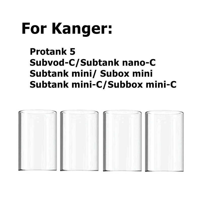 

Replacement Pyrex Glass Tube For Kanger Kangertech Subox Subtank mini / Mini-C / Subvod-C Nano-C Protank 5 tank Atomizer