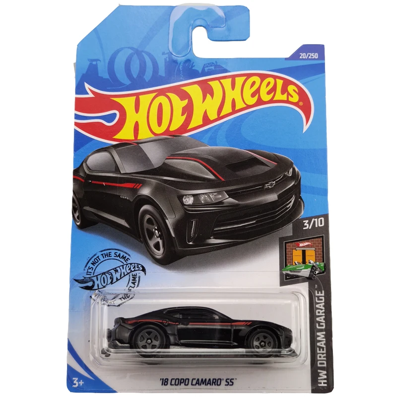 Hot Wheels '18 COPO Chevy Camaro SS BLACK #20 2020 new on short card 