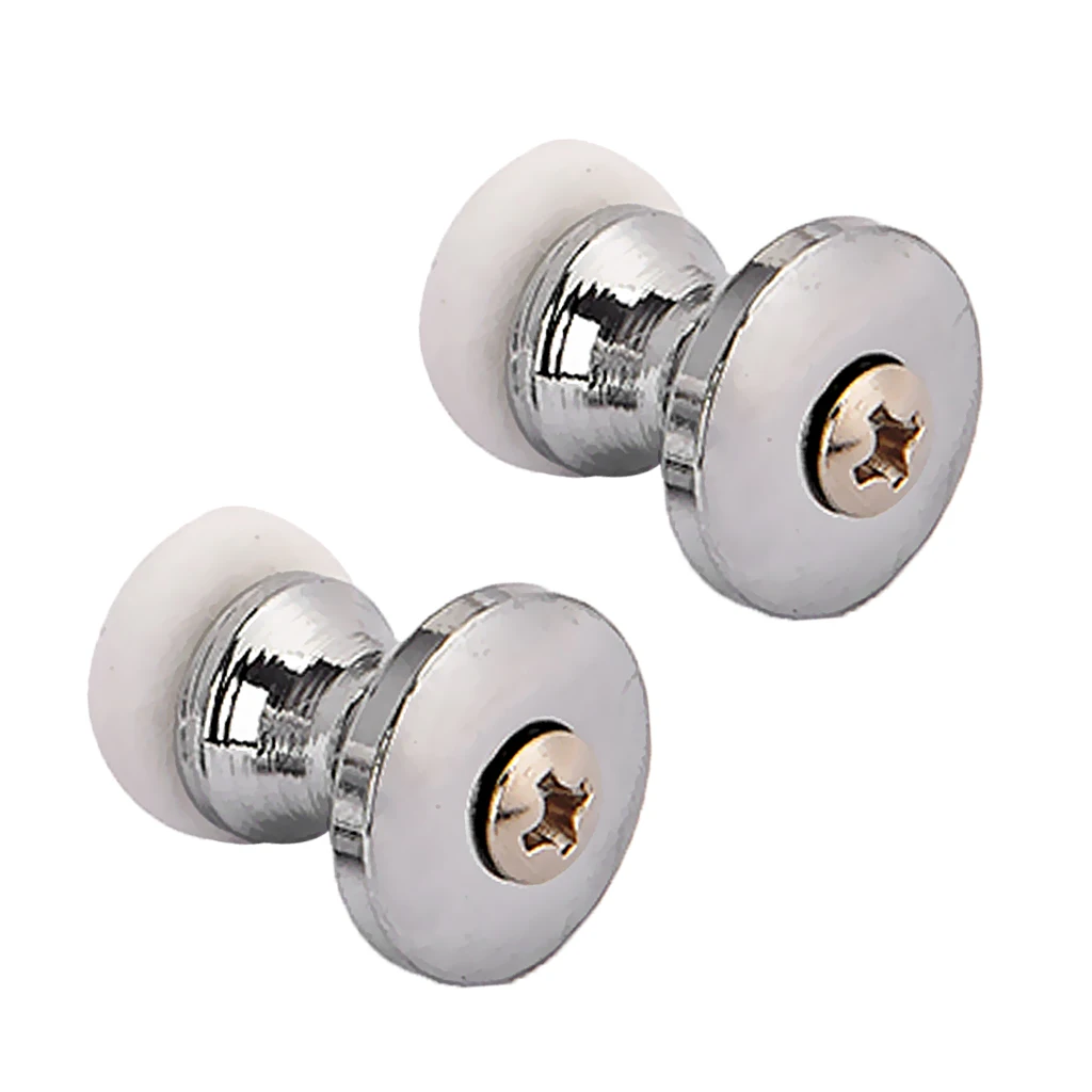 2 Sets of Pack Guitar Strap Lock Buttons for Electric Acoustic Guitar Bass