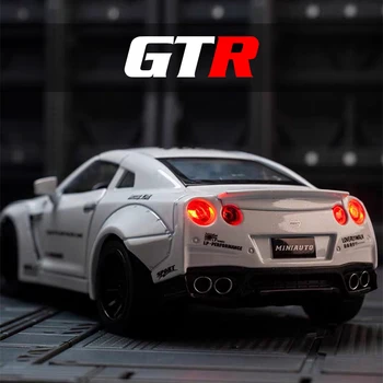 

GTR Metal Cars Model Diecasts Toy Vehicles Collection Pull Back Car Model Kids Toys for Children Adults