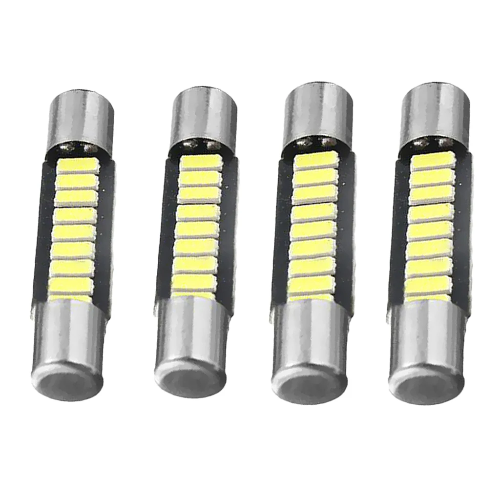 4X Cold White 29mm 4014 9SMD LED Festoon Light Working Reading Light Lamps