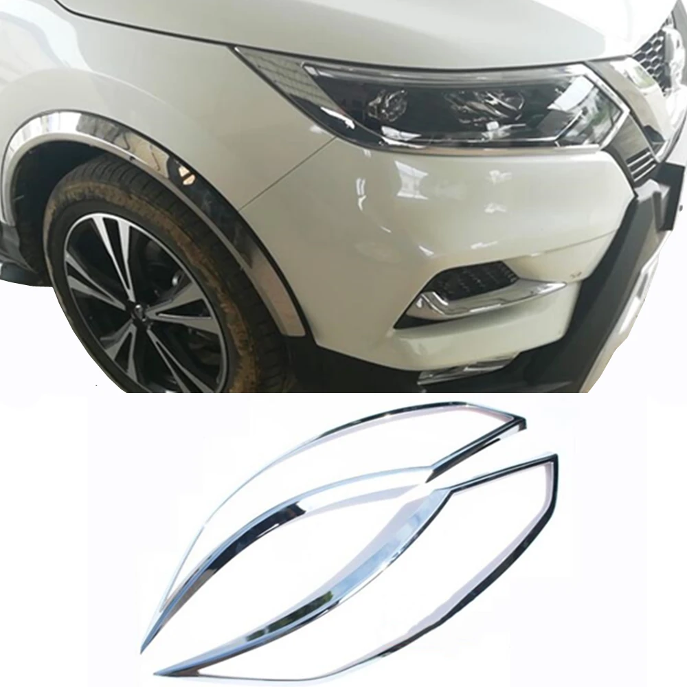 Для Nissan Qashqai 2019 2020 крышка автомобиля Стайлинг детектор ABS хромированные передние
