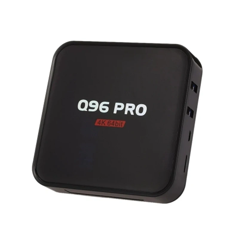 Q96 PRO Android 7,1 Smart tv Box Amlogic S905 четырехъядерный 64 бит H.265 UHD 4K 1 ГБ/8 ГБ 2,4G WiFi 100M LAN HD медиаплеер с Re