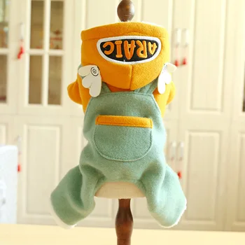 

Winter Pet Dog Jacket Clothes Puppy Cat Hooded Jumpsuits Warm Cotton-padded Overcoat for Yorkies Chihuahua Small Large Dogs Cats