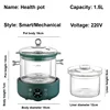 110V 220V 1.5L Household Electric Stew Pot Split Multi-Function Stewing Soup Bird's Nest Pot Electric Skillet Glass Health Pot 6