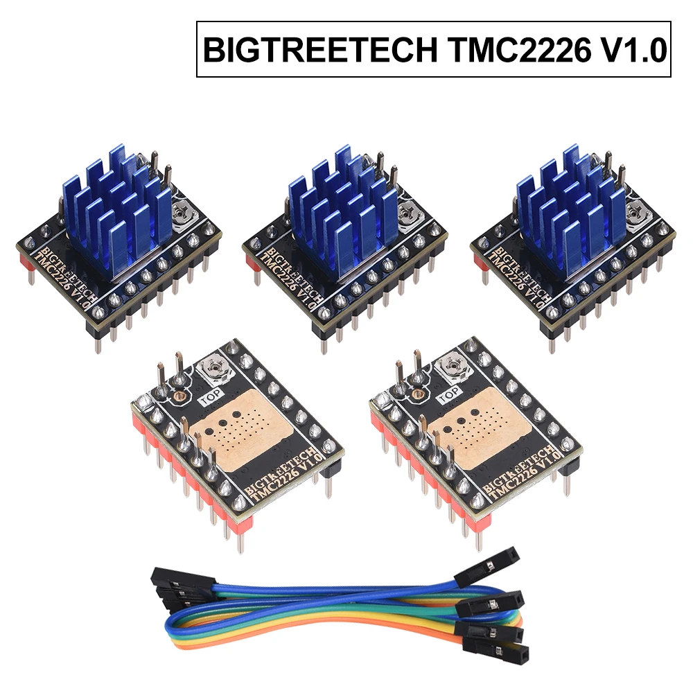 BIGTREETECH TMC2226 V1.0 Stepper Motor Driver UART 2.8A 3D Printer Parts TMC2209 TMC2130 For SKR V1.3 V1. 4 Turbo CR10 Ender 3 afbeelding