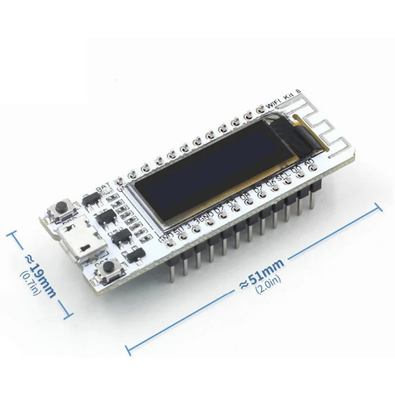 ESP8266 WIFI чип 0 91 дюймов OLED CP2014 32Mb Flash Модуль платы PCB для NodeMcu|Демонстрационные