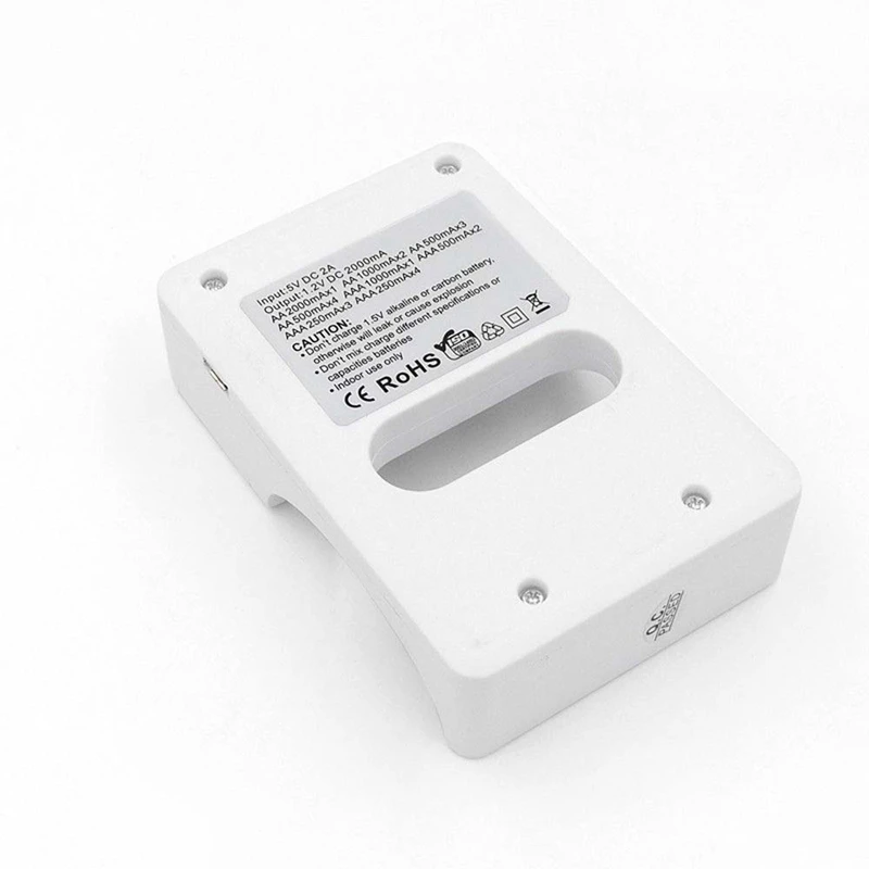 4 слота ЖК-экран Usb зарядное устройство для перезаряжаемые Aa/Aaa/Ni-Cd/Ni-mh