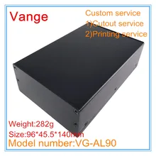 1 шт./лот Разъемный экструдированный проектный металлический корпус 96*45,5*140 мм 6063-T5 алюминиевые корпуса Чехлы «сделай сам» оболочка для электронного модуля